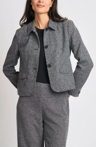 Halogenr Halogen(r) Cropped Tailored Jacket In Black Multi