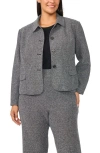 Halogenr Halogen(r) Cropped Tailored Jacket In Multi