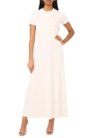 Halogenr Halogen(r) Crossover Bodice Maxi Dress In Silver Birch