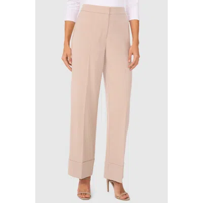 Halogenr Halogen(r) Cuff Wide Leg Pants In Taupe