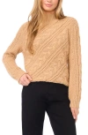 Halogenr Halogen(r) Diagonal Cable Mock Neck Sweater