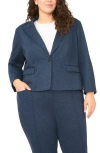 Halogenr Halogen(r) Easy Crop Blazer In Blue