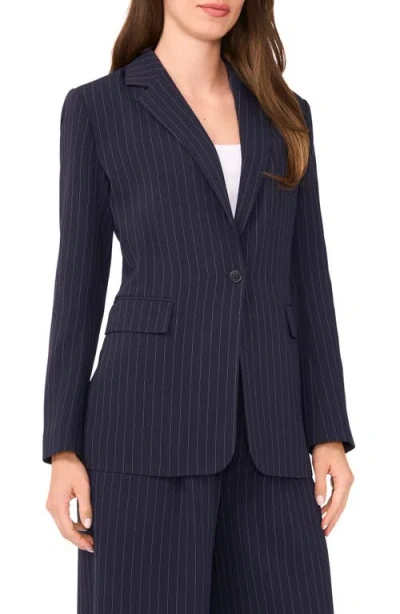 Halogenr Halogen(r) Easy Pinstripe Blazer In Blue