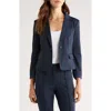 Halogenr Halogen(r) Easy Single Breasted Blazer In Blue