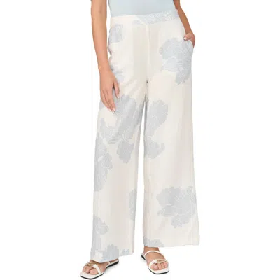 Halogenr Halogen(r) Easy Wide Leg Linen Blend Pants In White