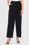 Halogenr Halogen(r) Elastic Back Pants In Rich Black