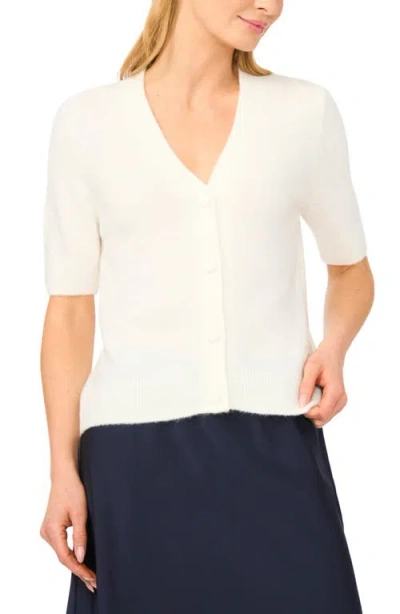 Halogenr Halogen(r) Elbow Sleeve Cardigan In White