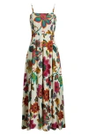 Halogenr Halogen(r) Empire Waist Beaded Strap Midi Dress