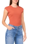 Halogenr Halogen(r) Extended Shoulder Sleeveless Top In Baked Clay