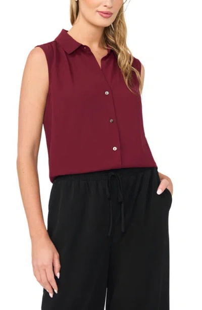 Halogenr Halogen(r) Extended Shoulder Sleeveless Top In Winterberry