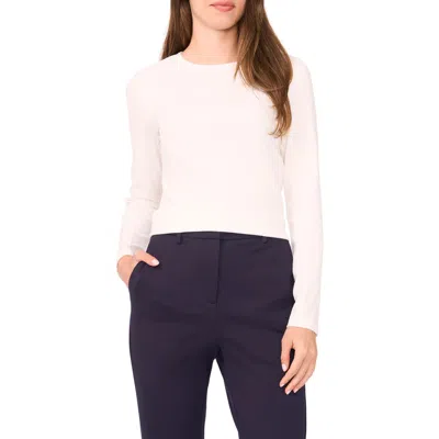 Halogenr Halogen(r) Fitted Raglan Sleeve Knit Top In White