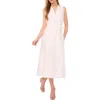 Halogenr Halogen(r) Floral Burnout Tie Waist Maxi Dress In New Ivory