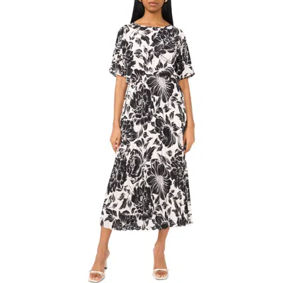 Halogenr Halogen(r) Floral Print Maxi Dress In Lucent White