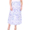 Halogenr Halogen(r) Floral Pull-on Midi Skirt