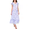 Halogenr Halogen(r) Flutter Sleeve Maxi Dress