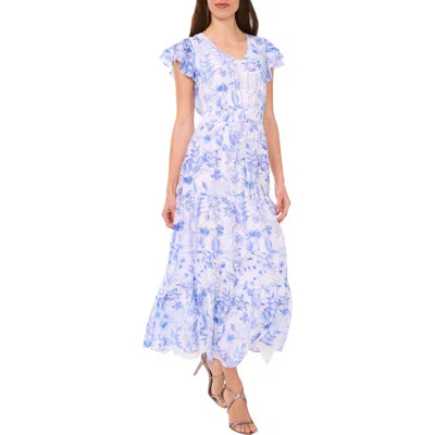 Halogenr Halogen(r) Flutter Sleeve Maxi Dress