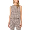 Halogenr Halogen(r) Gingham Jacquard Sweater Tank