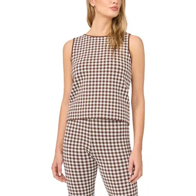 Halogenr Halogen(r) Gingham Jacquard Sweater Tank