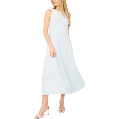 Halogenr Halogen(r) High Neck Princess Seam Dress In Blue