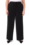 Halogenr Halogen(r) High Waist Straight Leg Pants In Rich Black
