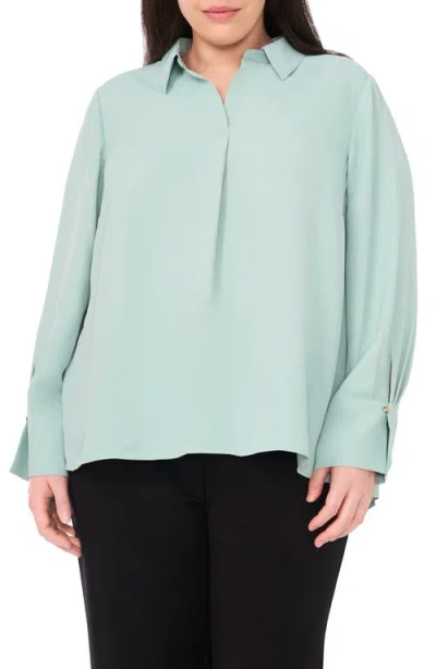 HALOGENR HALOGEN(R) JOHNNY COLLAR TOP
