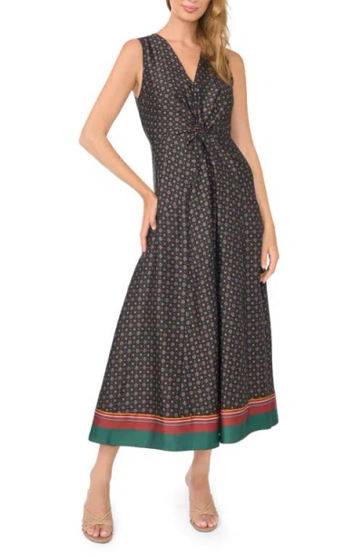 Halogenr Halogen(r) Knot Front Maxi Dress In Multi