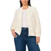 Halogenr Halogen(r) Lace Bomber Jacket In White