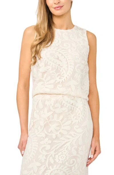 Halogenr Halogen(r) Lace Sleeveless Top In Neutral