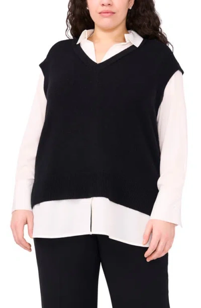 Halogenr Halogen(r) Layered Look Sweater Vest