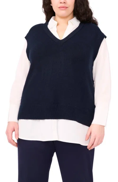 Halogenr Halogen(r) Layered Look Sweater Vest