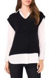 Halogenr Halogen(r) Layered Look Sweater Vest