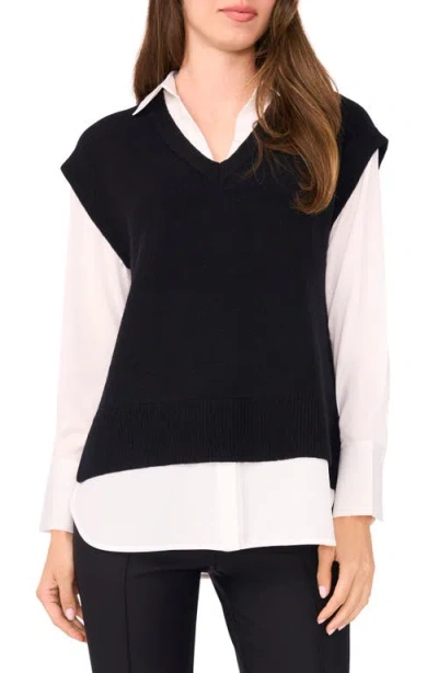 Halogenr Halogen(r) Layered Look Sweater Vest