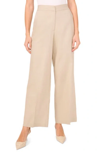 Halogenr Halogen(r) Linen Blend Crop Wide Leg Pants In Taupe Bisque