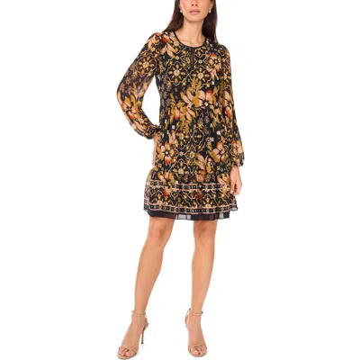 Halogenr Halogen(r) Long Sleeve Sheath Dress In Multi