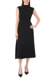 Halogenr Halogen(r) Mock Neck Dress In Rich Black