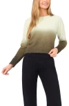 Halogenr Halogen(r) Ombré Crewneck Sweater In Green