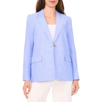 Halogenr Halogen(r) One-button Linen Blend Blazer
