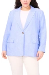 Halogenr Halogen(r) One-button Linen Blend Blazer