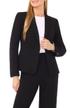 Halogenr Halogen(r) One-button Ponte Knit Jacket In Black