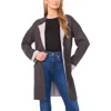 Halogenr Halogen(r) Open Front Coat In Gray