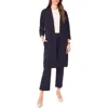 Halogenr Halogen(r) Open Front Longline Cardigan In Blue