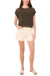 Halogenr Halogen(r) Open Stitch Cotton Crop Sweater Vest