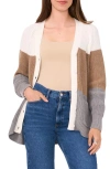 Halogenr Halogen(r) Oversize Colorblock Cardigan In New Ivory White