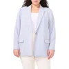 Halogenr Halogen(r) Oversize One-button Blazer In Blue Fog