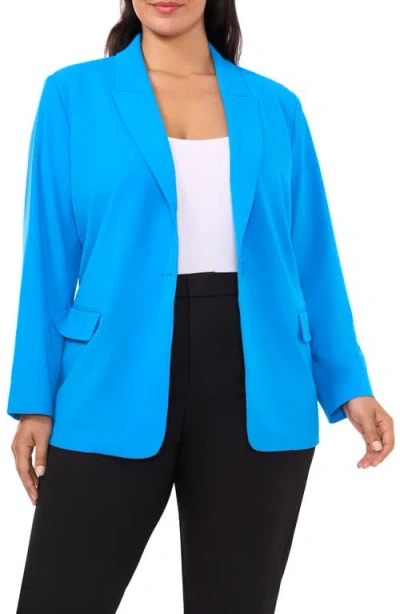 Halogenr Halogen(r) Oversize One-button Blazer In French Blue