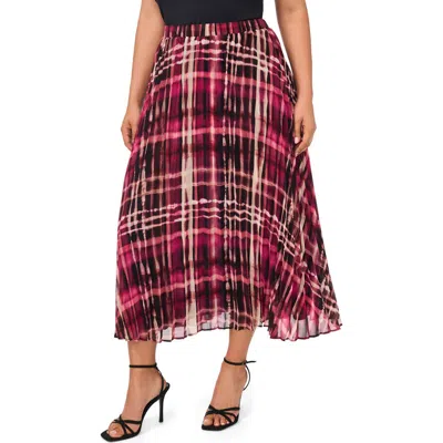 Halogenr Halogen(r) Pleated Georgette Skirt In Multi