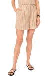 Halogenr Halogen(r) Pleated Stripe Linen & Cotton Shorts