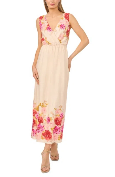 Halogenr Halogen(r) Print Sleeveless Back Tie Maxi Dress In Pink
