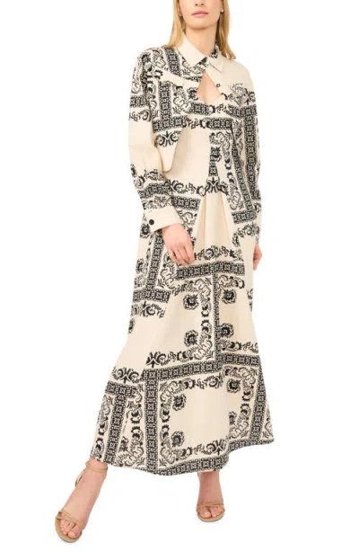 Halogenr Halogen(r) Print Sleeveless Maxi Dress With Jacket In Multi