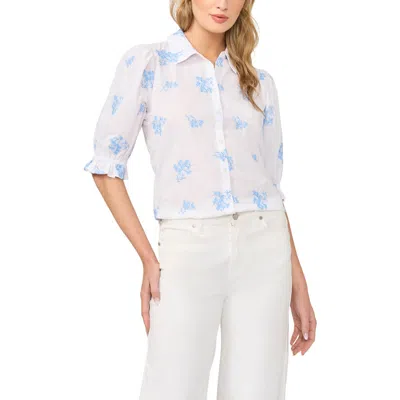 Halogenr Halogen(r) Puff Sleeve Top In Multi